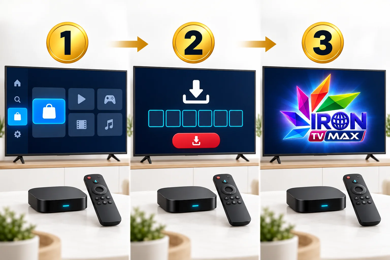 Installation de Iron TV Max sur Android TV Box